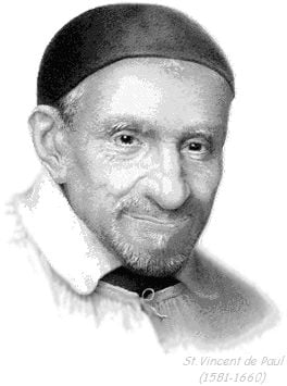 Sketch of St. Vincent De Paul